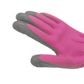 Guantes de trabajo de jardinería de jardinería de látex de arrugas de fábrica personalizadas para niños.